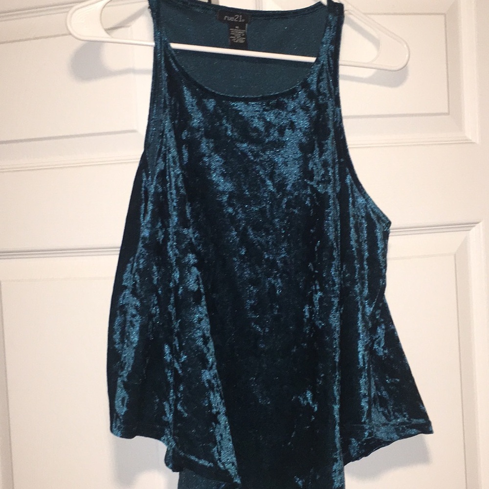 Velvet Dark Blue Shirt